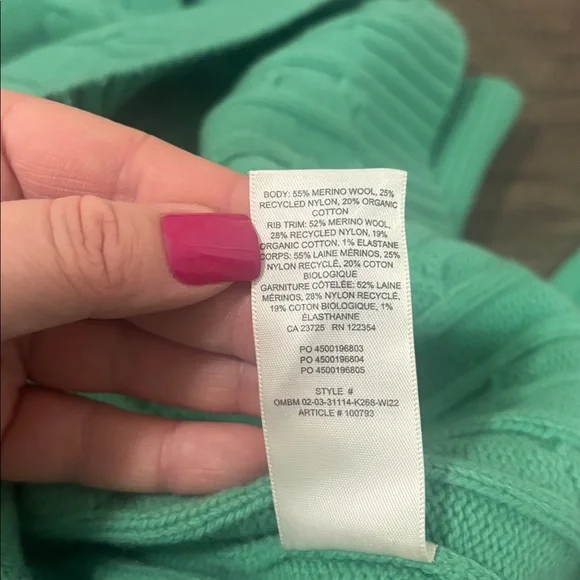 Aritzia Sunday Best Lottie Cable Knit Polo Sweater - Picture 4 of 4